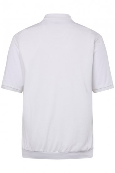 Men+ 264 Pikéskjorte bellyfit Hvit - Polo- & piqueskjorter - Poloskjorte i store størrelser - 2XL-8XL