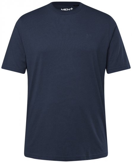 Men+ 276 T-skjorte med rund hals Mørkeblå - T-skjorter - Store T-skjorter - 2XL-14XL