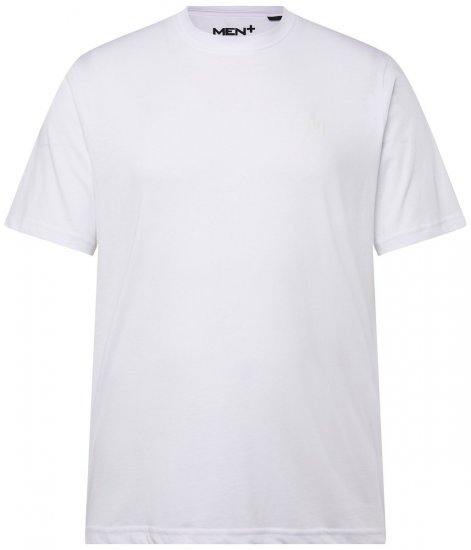 Men+ 276 T-skjorte med rund hals Hvit - T-skjorter - Store T-skjorter - 2XL-14XL