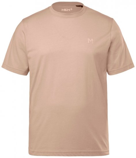 Men+ 276 T-skjorte med rund hals Sand - T-skjorter - Store T-skjorter - 2XL-14XL