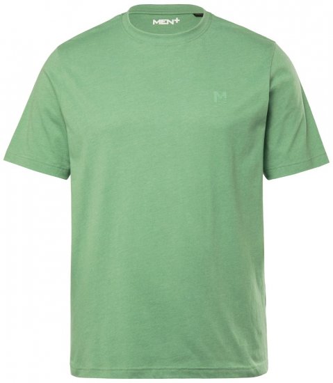 Men+ 276 T-skjorte med rund hals Grønn - T-skjorter - Store T-skjorter - 2XL-14XL