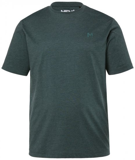 Men+ 276 T-skjorte med rund hals Mørkegrønn - T-skjorter - Store T-skjorter - 2XL-14XL