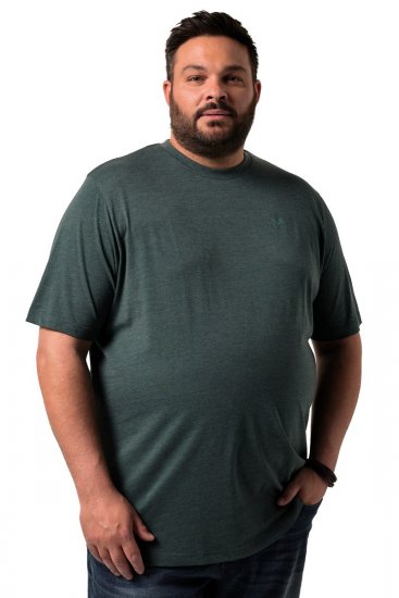 Men+ 276 T-skjorte med rund hals Mørkegrønn - T-skjorter - Store T-skjorter - 2XL-14XL
