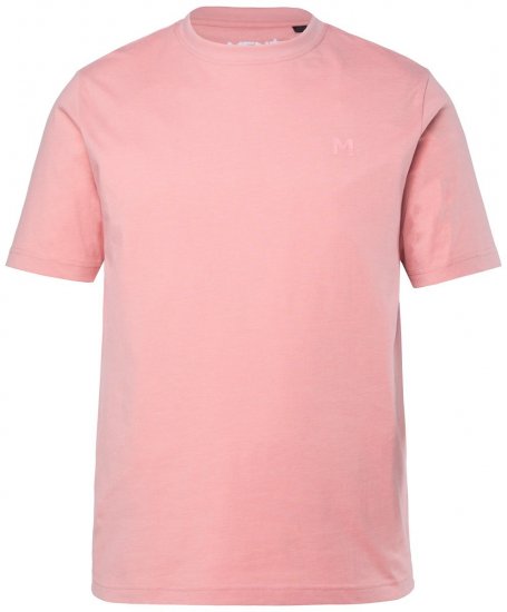 Men+ 276 T-skjorte med rund hals Rosa - T-skjorter - Store T-skjorter - 2XL-14XL