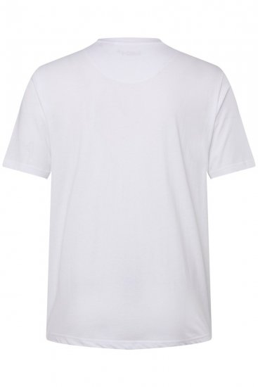 Men+ 279 T-skjorte med V-hals Hvit - T-skjorter - Store T-skjorter - 2XL-14XL