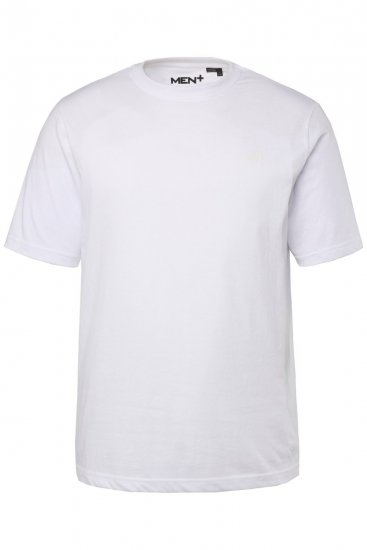 Men+ 285 T-skjorte med rund hals Hvit 2-pakning - T-skjorter - Store T-skjorter - 2XL-14XL