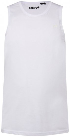 Men+ 303 Singlet Hvit - T-skjorter - Store T-skjorter - 2XL-14XL