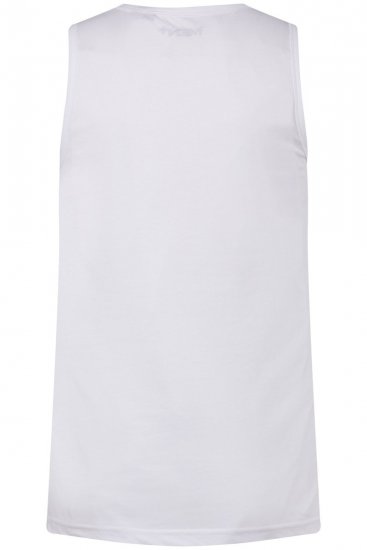 Men+ 303 Singlet Hvit - T-skjorter - Store T-skjorter - 2XL-14XL