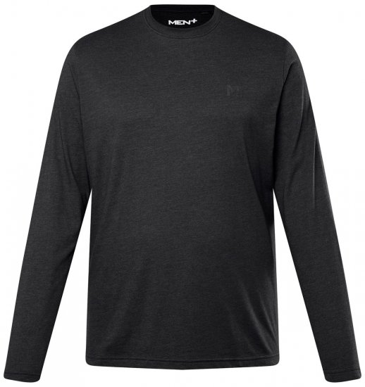 Men+ 307 Langermet T-skjorte Svart - T-skjorter - Store T-skjorter - 2XL-14XL