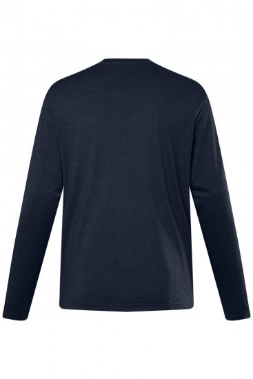 Men+ 307 Langermet T-skjorte Mørkeblå - T-skjorter - Store T-skjorter - 2XL-14XL