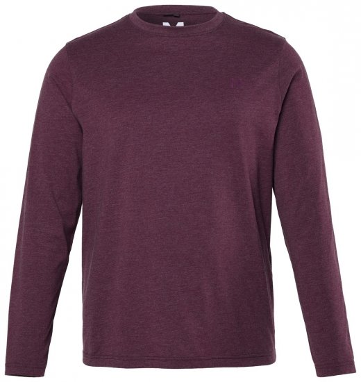 Men+ 307 Langermet T-skjorte Mørk plomme - T-skjorter - Store T-skjorter - 2XL-14XL