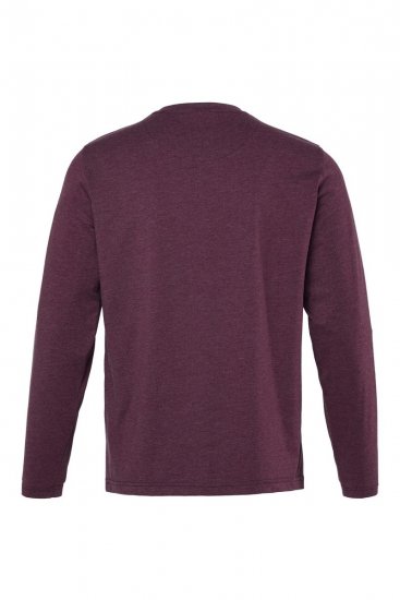 Men+ 307 Langermet T-skjorte Mørk plomme - T-skjorter - Store T-skjorter - 2XL-14XL
