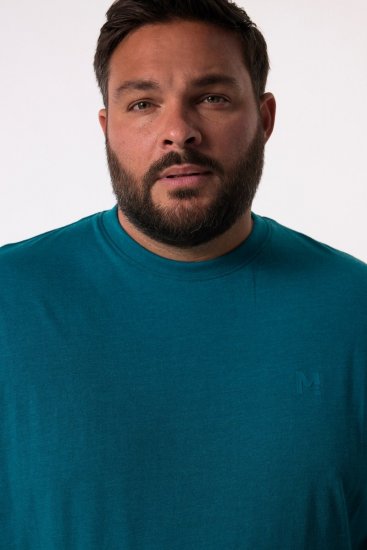 Men+ 307 Langermet T-skjorte Gråblå - T-skjorter - Store T-skjorter - 2XL-14XL