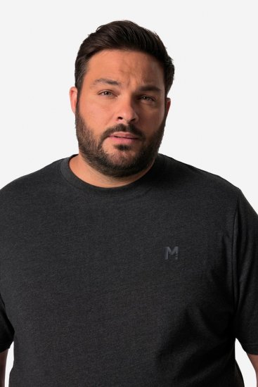 Men+ 308 T-skjorte bellyfit Svart - T-skjorter - Store T-skjorter - 2XL-14XL
