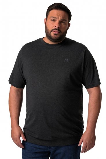Men+ 308 T-skjorte bellyfit Svart - T-skjorter - Store T-skjorter - 2XL-14XL