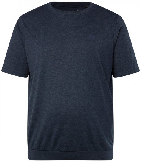 Men+ 308 T-skjorte bellyfit Mørkeblå - T-skjorter - Store T-skjorter - 2XL-14XL