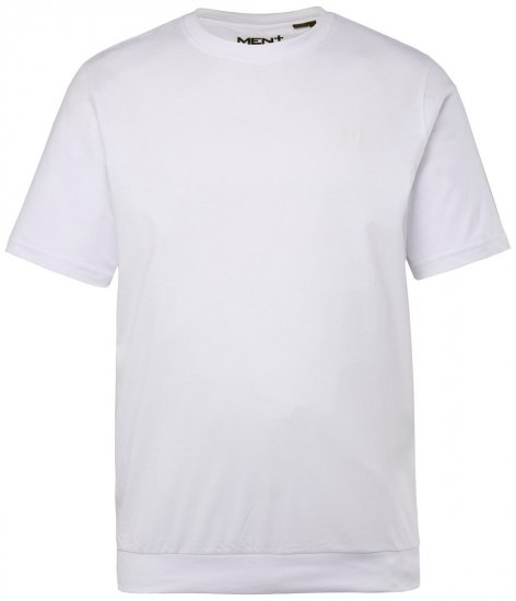 Men+ 308 T-skjorte bellyfit Hvit - T-skjorter - Store T-skjorter - 2XL-14XL