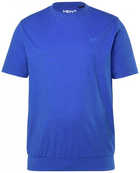 Men+ 308 T-skjorte bellyfit Asurblå - T-skjorter - Store T-skjorter - 2XL-14XL