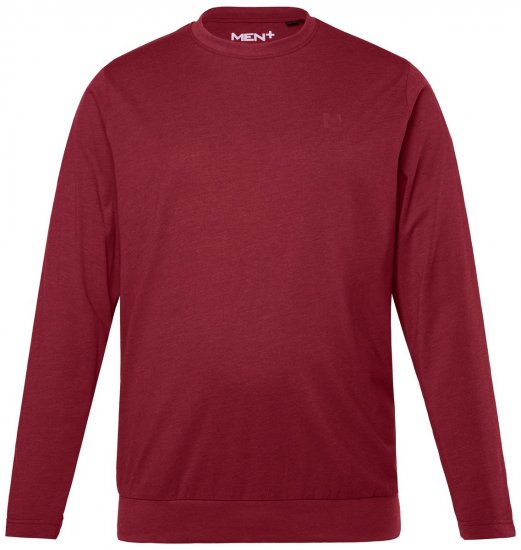 Men+ 313 Langermet T-skjorte bellyfit Kobberbrun - T-skjorter - Store T-skjorter - 2XL-14XL