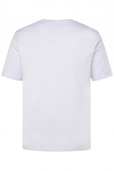 Men+ 365 Henley t-skjorte Hvit - T-skjorter - Store T-skjorter - 2XL-14XL