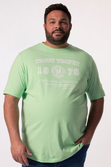 Men+ 424 T-skjorte Trout Trophy Mintgrønn - T-skjorter - Store T-skjorter - 2XL-14XL