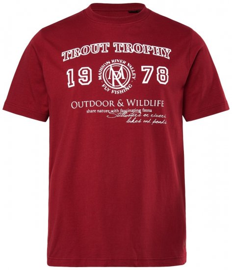 Men+ 424 T-skjorte Trout Trophy Kobberbrun - T-skjorter - Store T-skjorter - 2XL-14XL