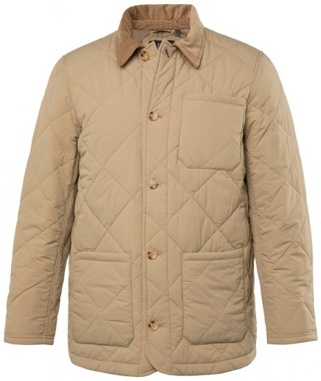 JP1880 836628 Quiltet jakke i westernstil Mørkebeige - Jakker - Store jakker - 2XL-12XL