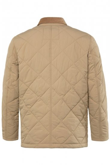 JP1880 836628 Quiltet jakke i westernstil Mørkebeige - Jakker - Store jakker - 2XL-12XL