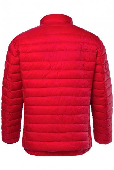 Boston Park 638 Quiltet jakke bellyfit med ståkrage Rød - Jakker - Store jakker - 2XL-12XL