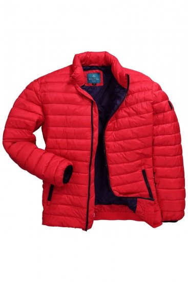 Boston Park 638 Quiltet jakke bellyfit med ståkrage Rød - Jakker - Store jakker - 2XL-12XL