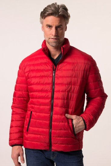 Boston Park 638 Quiltet jakke bellyfit med ståkrage Rød - Jakker - Store jakker - 2XL-12XL