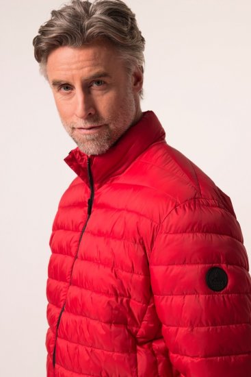 Boston Park 638 Quiltet jakke bellyfit med ståkrage Rød - Jakker - Store jakker - 2XL-12XL