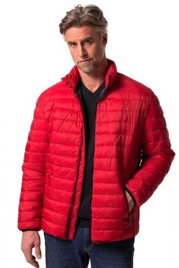 Boston Park 638 Quiltet jakke bellyfit med ståkrage Rød - Jakker - Store jakker - 2XL-12XL