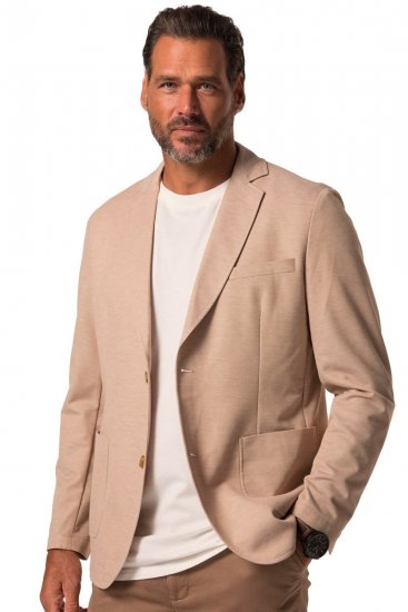 JP1880 836698 Blazer i stretchkvalitet Beige - Dresser og blazere - Dresser i store størrelser