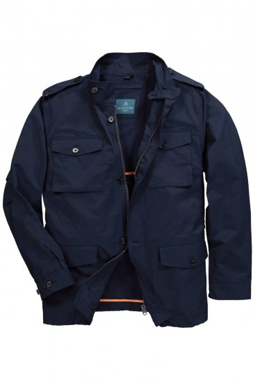 Boston Park 779 Feltjakke med ståkrage Mørkeblå - Jakker - Store jakker - 2XL-12XL