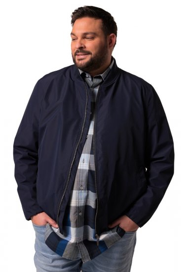 Men+ 823 Ultralett bomberjakke bellyfit Mørkeblå - Jakker - Store jakker - 2XL-12XL