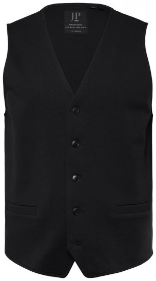 JP1880 New York Flexnamic Jerseyvest Svart - Dresser og blazere - Dresser i store størrelser