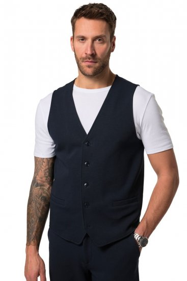 JP1880 New York Flexnamic Jerseyvest Mørkeblå - Dresser og blazere - Dresser i store størrelser