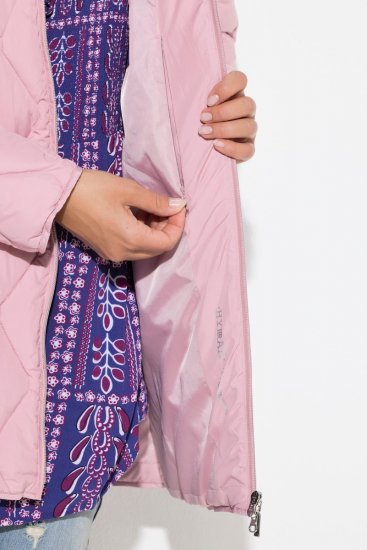Ulla Popken 837208 Vattert jakke Gammelrosa - Jakker - Damejakker i store størrelser