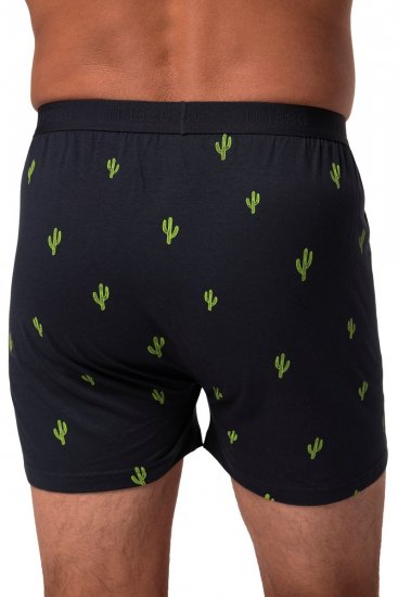 JP1880 837629 Boxershorts FLEXNAMIC® med kaktustrykk Mørkeblå 2-pakning - Undertøy & badetøy - Undertøy store størrelser 