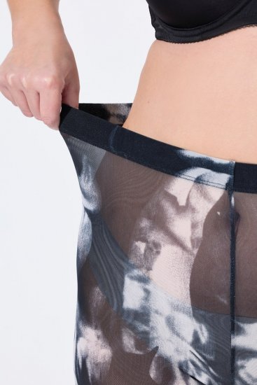 Ulla Popken 837679 Mønstrede antignagshorts Mørkeblå - Antignagshorts - 