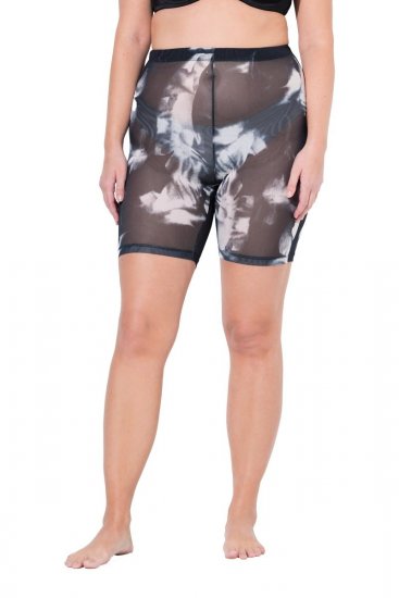 Ulla Popken 837679 Mønstrede antignagshorts Mørkeblå - Antignagshorts - 