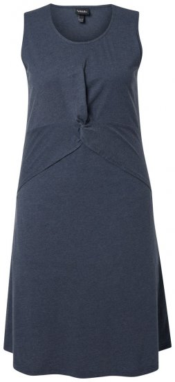 Ulla Popken 837874 Ermeløs jerseykjole Mørkeblå - Jerseykjoler - 
