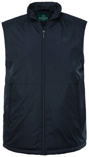 Boston Park 877 Vest med ståkrage og glidelås Mørkeblå - Jakker - Store jakker - 2XL-12XL