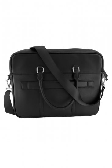 JP1880 838828 Laptopveske i skinn Svart - Vesker - 