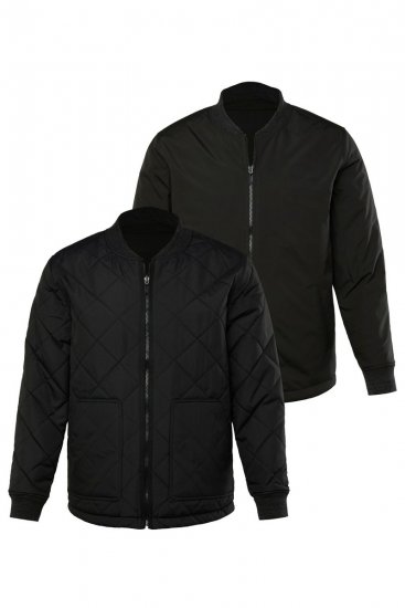 JP1880 838875 Vendbar collegejakke Svart - Jakker - Store jakker - 2XL-12XL