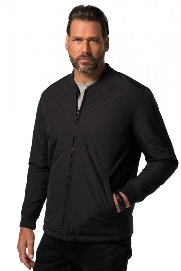 JP1880 838875 Vendbar collegejakke Svart - Jakker - Store jakker - 2XL-12XL