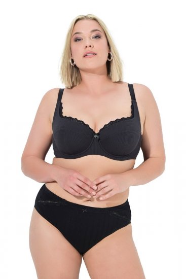 Ulla Popken 839167 Truser med blonder 4-pakning Flerfarget - Truser - 