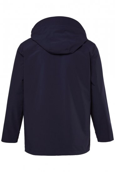 Men+ 215 Regnjakke med hette Mørkeblå - Jakker - Store jakker - 2XL-12XL