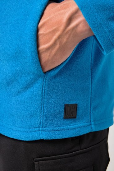 JAY-PI Ultralight Fleece Hoodie Blue - Sportsklær & turklær - Sportsklær till herre i store størrelser